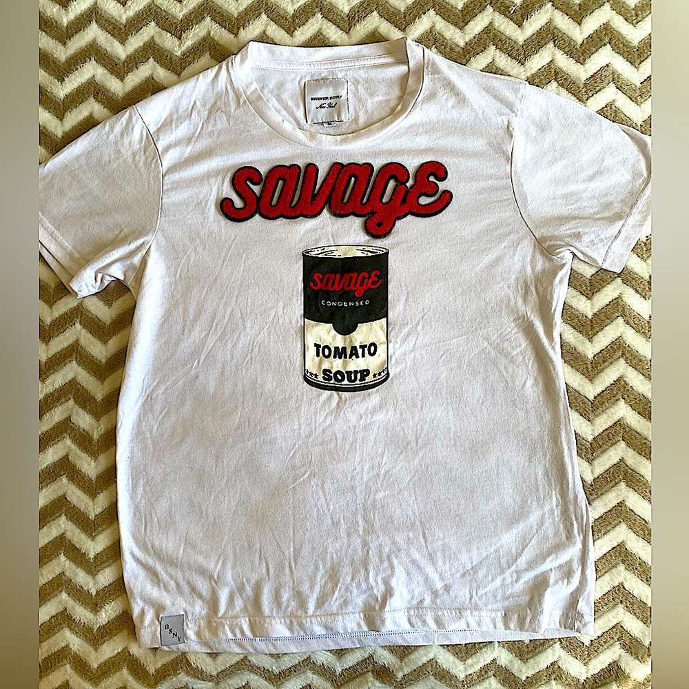 Bushwick Supply New York Savage
Tomato Soup T Shirt Unisex Size M